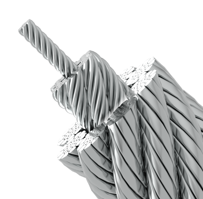 Compacted carne wire Ropes